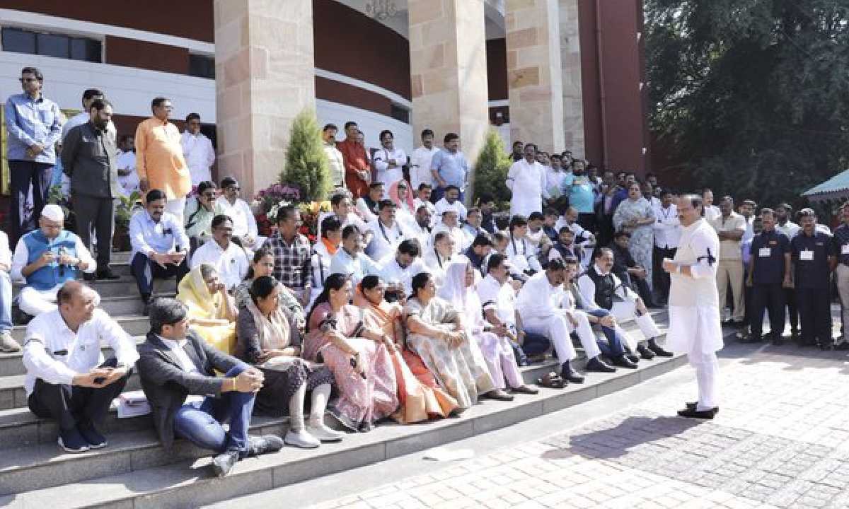 Ajit,Pawar,NCP,Protest,Maharashtra,Assembly