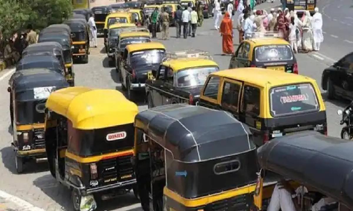 Autorickshaws Pune Protest 