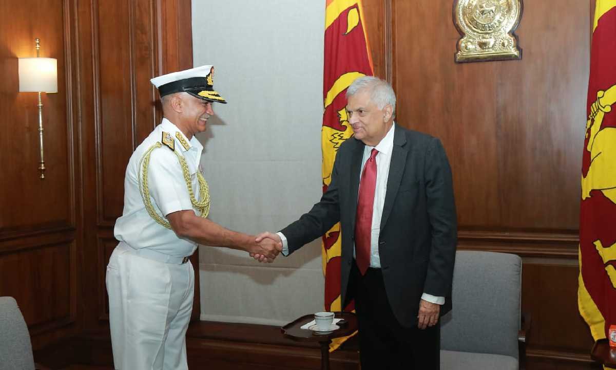 Ranil Wickremesinghe, Srilanka,Indian Navy