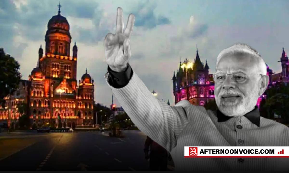 Narendra Modi visits Mumbai
